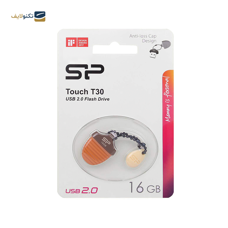 فلش مموری سیلیکون پاور مدل Touch T30 ظرفیت 16 گیگابایت - Silicon Power Touch T30 Flash Memory 16GB