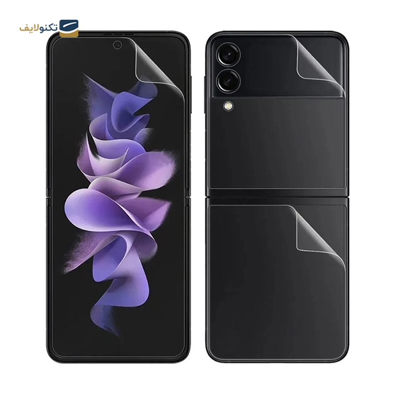 محافظ صفحه نمایش و پشت گوشی سامسونگ Galaxy Z Flip 4 5G اپیکوی مدل Hydrogel - Epicoy Hydrogel Display and Back cover for Samsung Galaxy Z Flip 4 5G