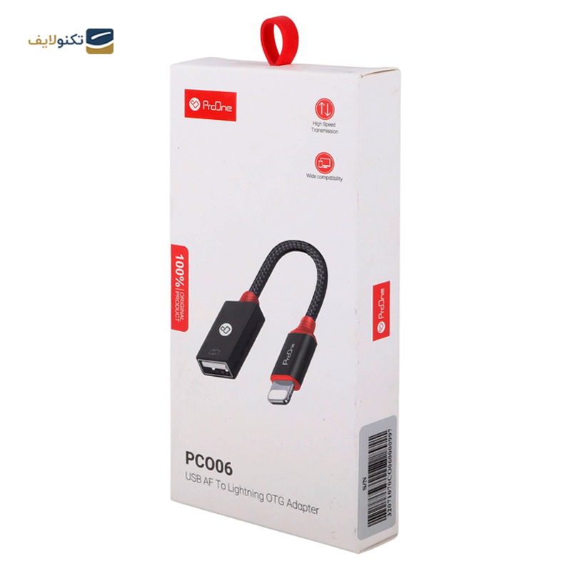 مبدل OTG به لایتنینگ پرووان مدل PCO06   - proOne PCO06 USB to Lightning OTG Adapter