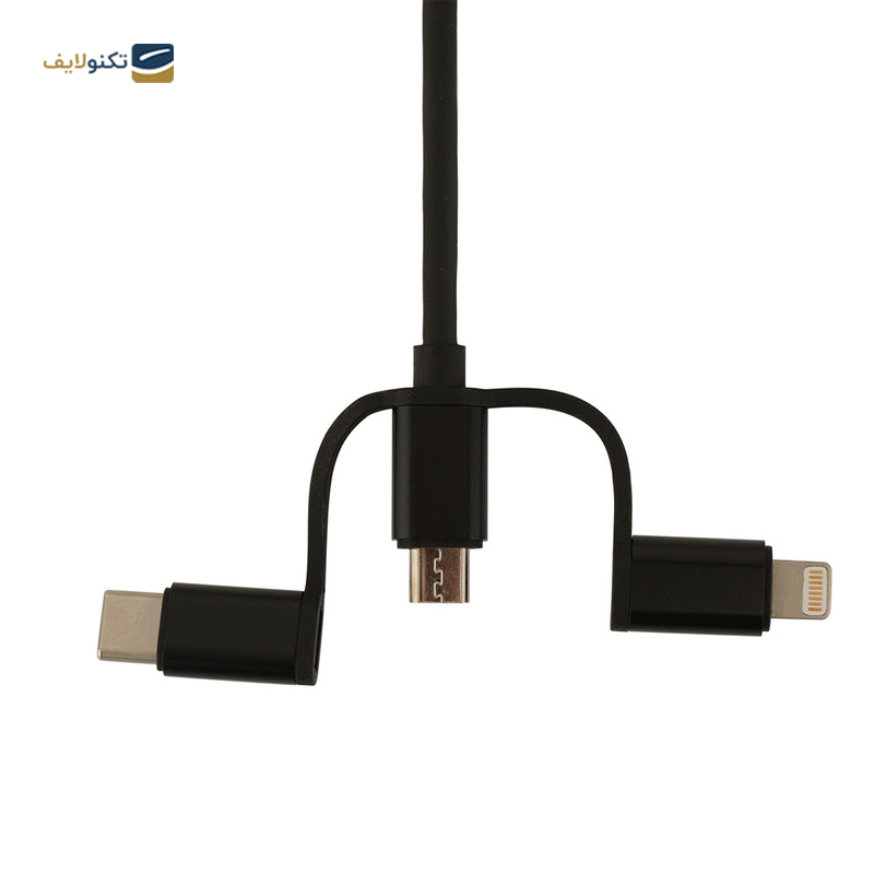 مبدل microUSB/ لایتنینگ/ USB-C به HDMI/VGA/AV پرووان مدل PHU560 - proOne PHU560 microUSB/ Lightning/ USB-C to HDMI/VGA/AV OTG Adapter