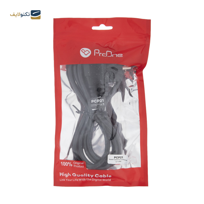 کابل برق پرووان مدل PCP21 طول 1.5 متر - proOne PCP21  Power Cable 1.5M