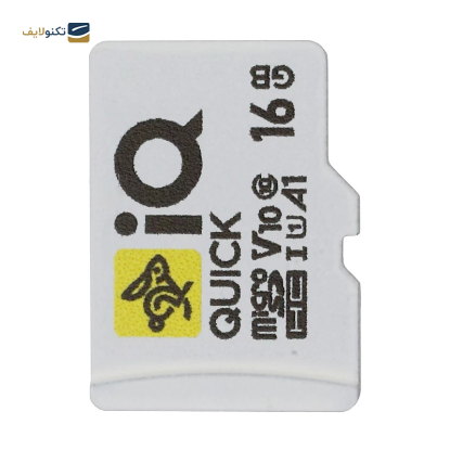 کارت حافظه‌ microSDHC آی کیو کلاس 10 استاندارد U1 مدل V10 A1 ظرفیت 16 گیگابایت - IQ Memory Card V10 A1 MicroSDHC U1 Class 10 - 16GB