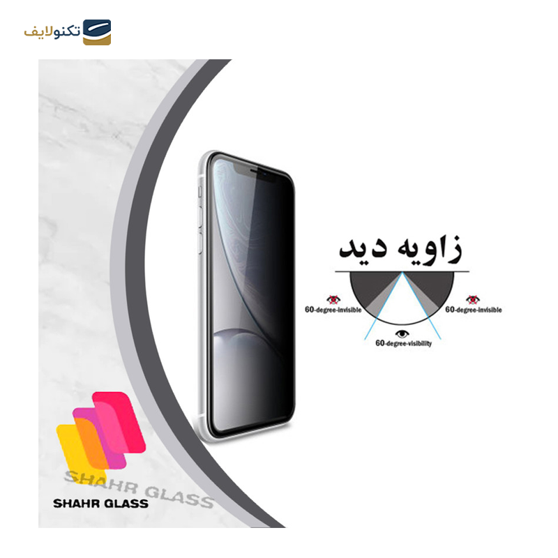 گلس گوشی موتورولا Moto E32s شهر گلس پرایوسی مدل PFSR - Shahr glass PFSR privacy Screen Protector for Motorola Moto E۳۲s