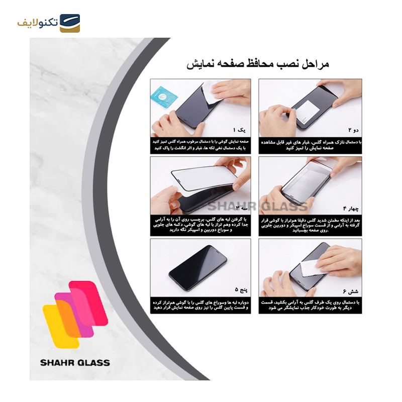 گلس گوشی موتورولا Moto E32s شهر گلس پرایوسی مدل PFSR - Shahr glass PFSR privacy Screen Protector for Motorola Moto E۳۲s