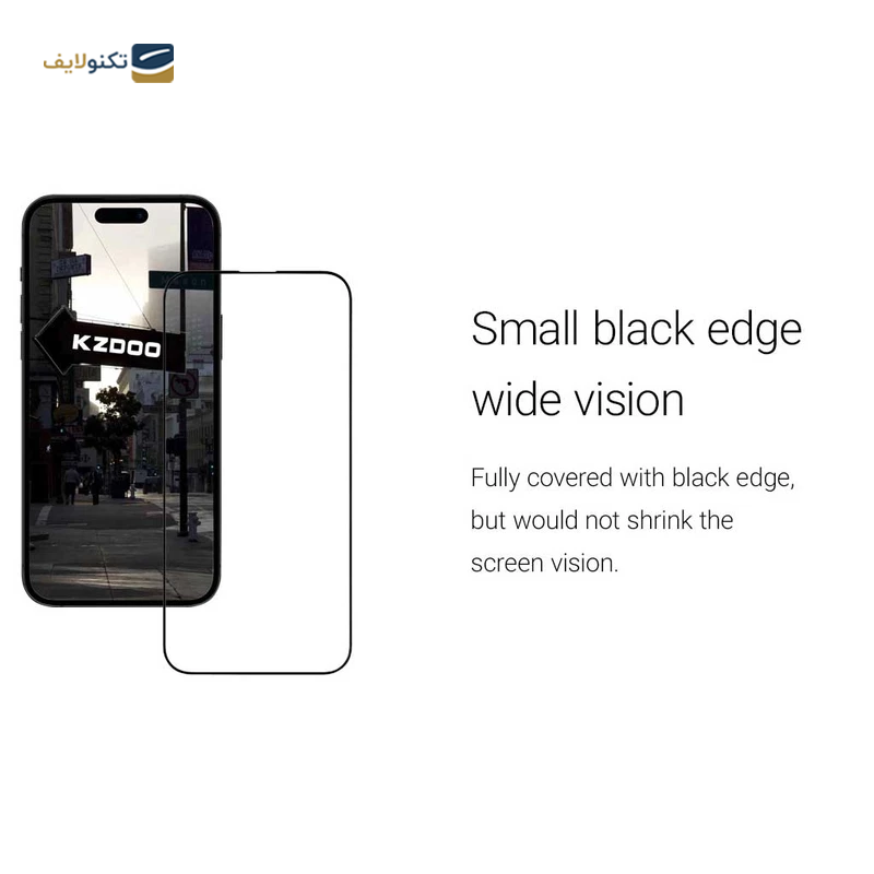 گلس گوشی اپل iPhone 14 Pro کی-زد دوو مدل Anti-Dust - KZDOO Anti-Dust iPhone 14 Pro Screen Protector