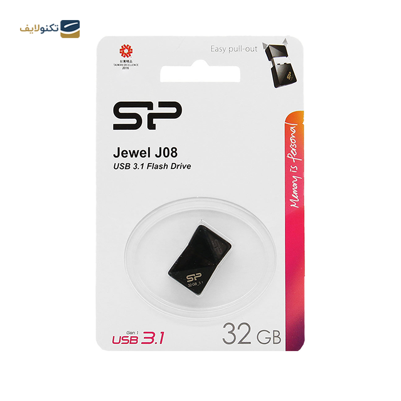 فلش مموری سیلیکون پاور مدل Jewel J08 ظرفیت 32 گیگابایت - Silicon Power Jewel J08 Flash Memory 32GB