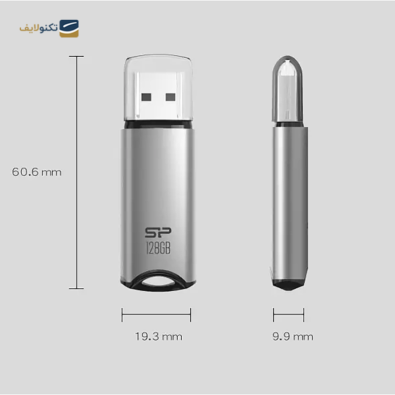 فلش مموری سیلیکون پاور مدل Marvel M02 ظرفیت 32 گیگابایت - Silicon Power Marvel M02 Flash Memory 32GB