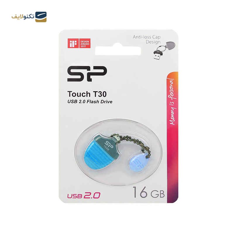 فلش مموری سیلیکون پاور مدل Touch T30 ظرفیت 16 گیگابایت - Silicon Power Touch T30 Flash Memory 16GB