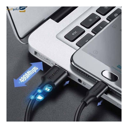 کابل میکرو USB به USB یوگرین US289 مدل 60136 طول 1 متر - UGREEN US289 60136 Micro USB Male To USB 2.0 A Male Cable 1M