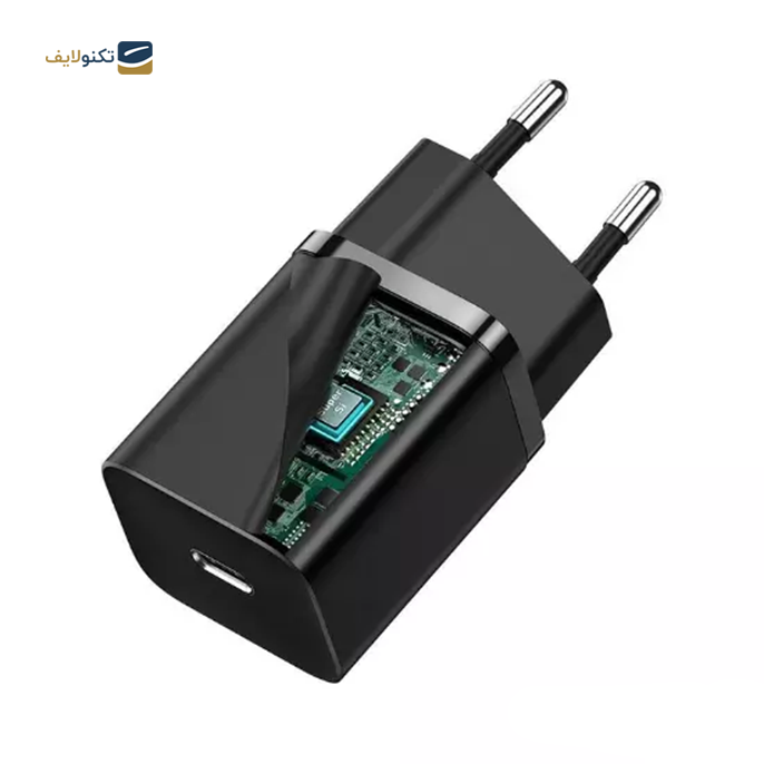 شارژر دیواری باسئوس 30 وات مدل Super Si Quick Charger IC CCSUP - Baseus 30W Super Si Quick Charger IC CCSUP