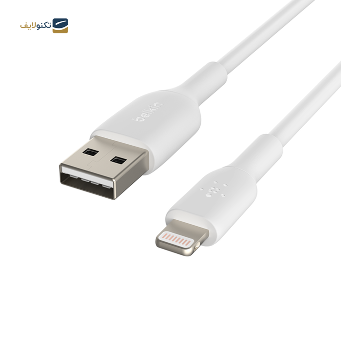  کابل تبدیل USB به لایتنینگ بلکین مدل BoostCharge CAA001bt1M طول 1 متر بسته دو عددی - Belkin BoostCharge CAA001bt1M Lightning to USB-A Cable Pack of Two