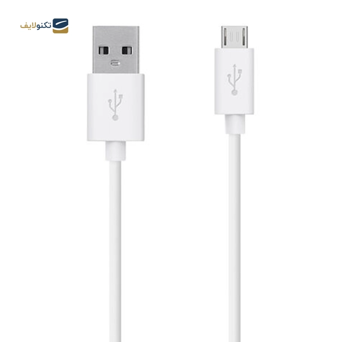 کابل تبدیل USB به micro USB بلکین مدل F2CU012bt2M طول 1.2 متر - Belkin F2CU012BT2M 1.2m White Mixit USB Cable