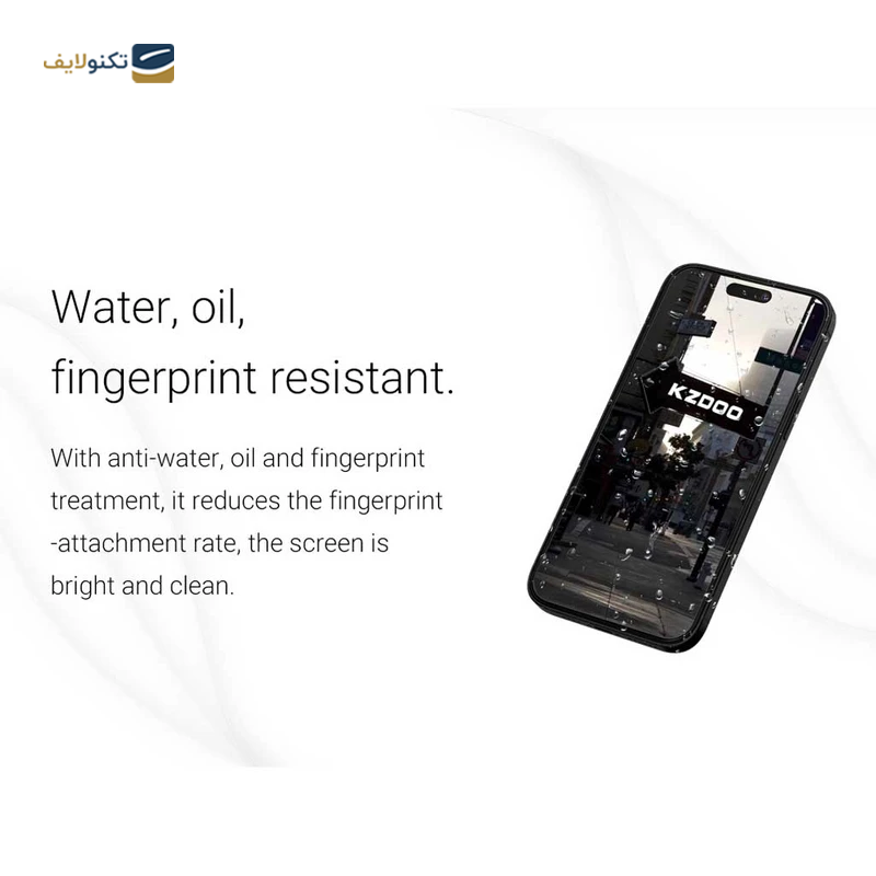 گلس گوشی اپل iPhone 14 Pro Max کی-زد دوو مدل Anti-Dust - KZDOO Anti-Dust iPhone 14 Pro Max Screen Protector