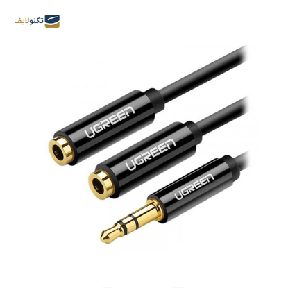 کابل 1 به 2 صدا یوگرین مدل AV134 ۲۰۸۱۶ طول 0.2 متر - ۳٫۵mm Stereo Audio Splitter Cable