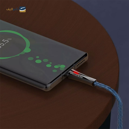 کابل میکرو یو اس بی کینگ استار مدل K28a طول 1 متر   - king star K28a microUSB to USB Cable 1.1m