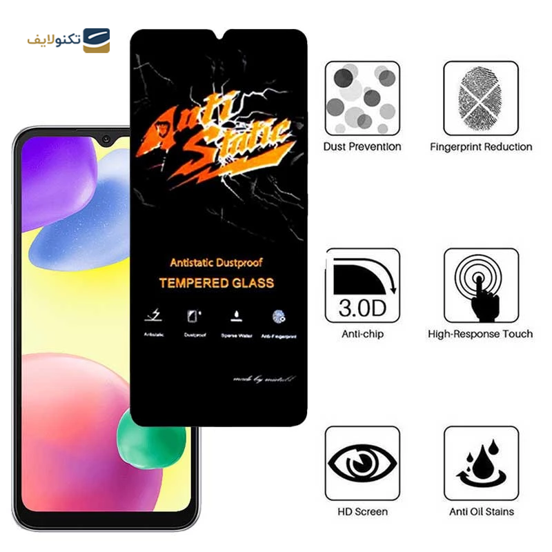 گلس گوشی شیائومی Redmi 10A - 9A - 9C اپیکوی مدل Antistatic Dustproof - Epicoy Antistatic Dustproof Screen Protector for Xiaomi Redmi 10A - 9A - 9C - 9i - Poco C31