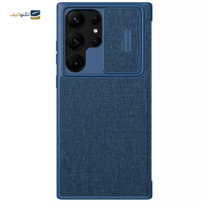 کیف کلاسوری گوشی سامسونگ Galaxy S23 Ultra نیلکین مدل Qin Pro Plain Cloth - Nillkin Qin Pro Plain Cloth Cover For Samsung Galaxy S23 Ultra