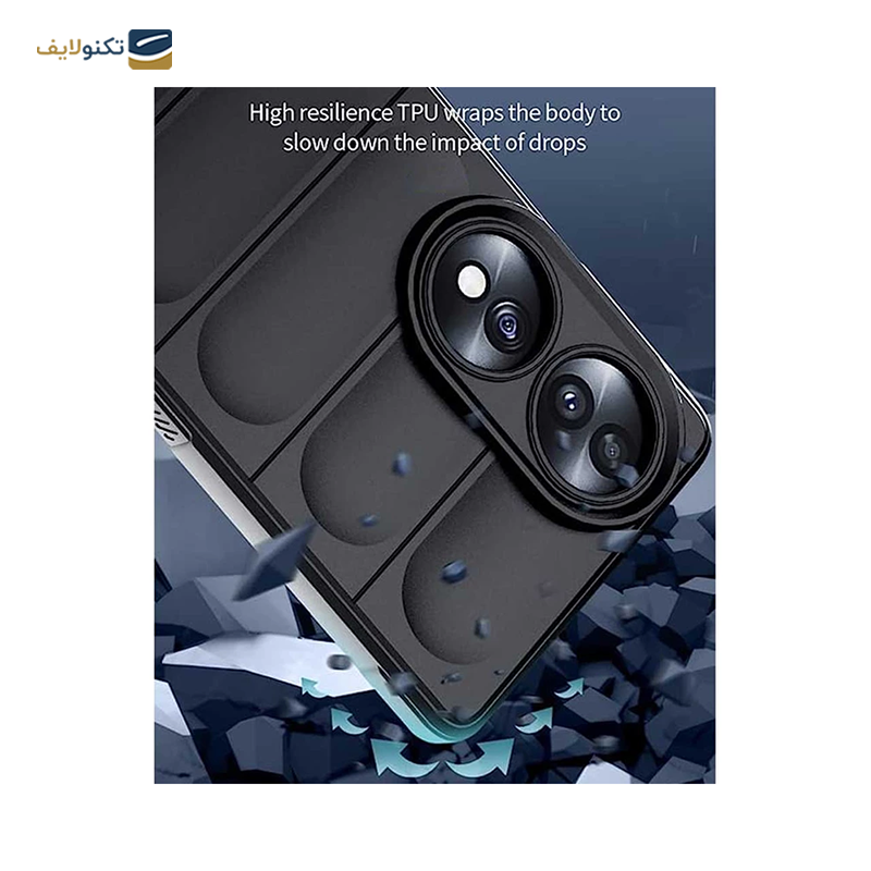 قاب گوشی آنر 70 اپیکوی مدل SIlicone Puffer - Epicoy SIlicone Puffer Cover For Honor 70