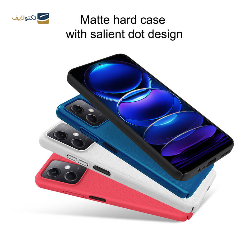 کاور گوشی شیائومی Redmi Note 12 5G نیلکین مدل Super Frosted Shield - Nillkin Super Frosted Shield Cover For Xiaomi Redmi Note 12 5G - Poco X5