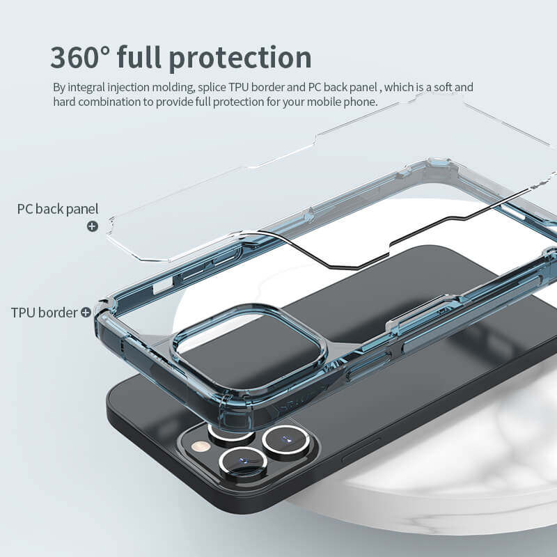 کاور گوشی اپل iPhone 13 Pro نیلکین مدل Nature TPU Pro  - Nillkin Nature TPU Pro cover for iPhone 13 Pro