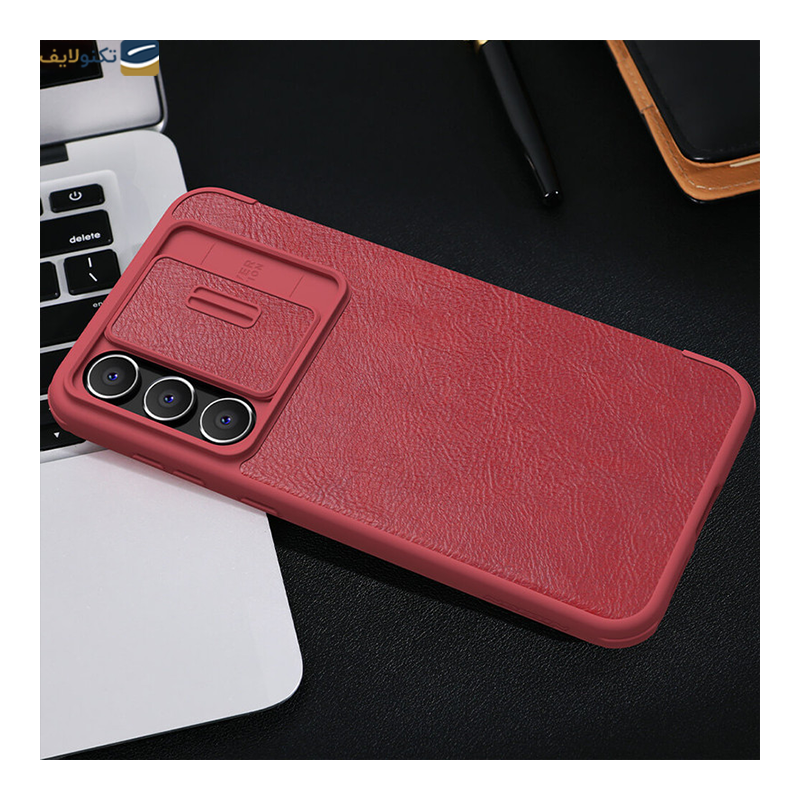 کیف کلاسوری گوشی سامسونگ Galaxy S23 FE نیلکین مدل Qin Pro Leather - Nillkin Qin Pro Leather Cover for Samsung Galaxy S23 FE