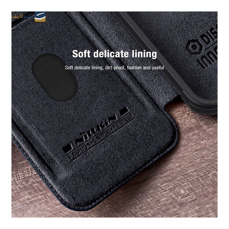 کیف کلاسوری گوشی سامسونگ Galaxy S23 FE نیلکین مدل Qin Pro Leather - Nillkin Qin Pro Leather Cover for Samsung Galaxy S23 FE