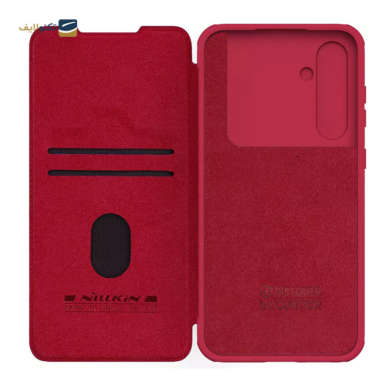 کیف کلاسوری گوشی سامسونگ Galaxy S23 FE نیلکین مدل Qin Pro Leather - Nillkin Qin Pro Leather Cover for Samsung Galaxy S23 FE
