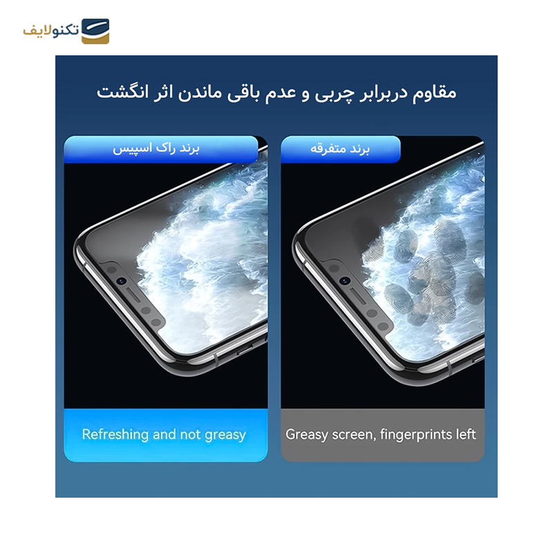 گلس گوشی موتورولا Edge 40 راک اسپیس پرایوسی مدل HyPRV - Rock Space Privacy HyPRV Screen Protector for Motorola Edge 40