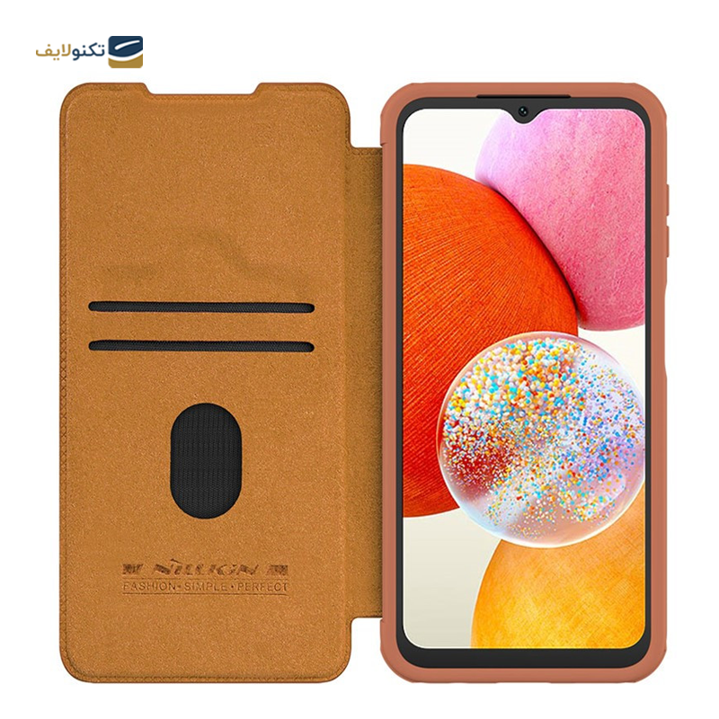 کیف کلاسوری گوشی سامسونگ Galaxy A14 4G نیلکین مدل Qin Pro Leather - Nillkin Qin Pro Leather cover for Samsung Galaxy Galaxy A14 4G