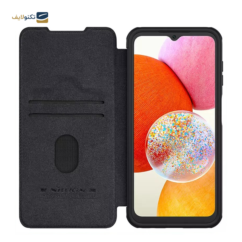 کیف کلاسوری گوشی سامسونگ Galaxy A24 4G نیلکین مدل Qin Pro Leather - Nillkin Qin Pro Leather cover for Samsung Galaxy A24 4G