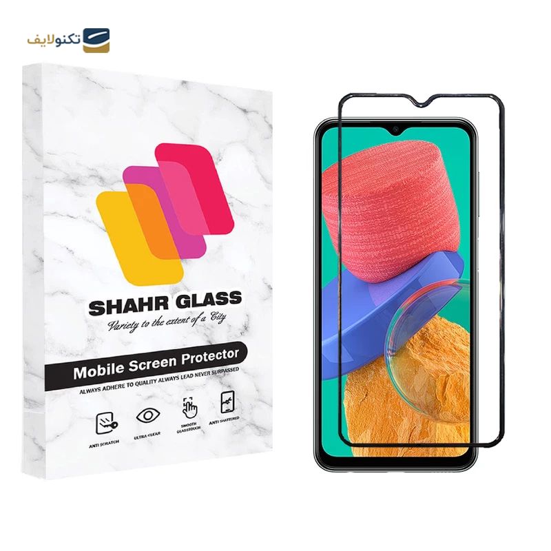 گلس گوشی سامسونگ Galaxy M33 شهر گلس مدل WEVA - Shahr Glass WEVA Samsung Galaxy M33 Screen Protector