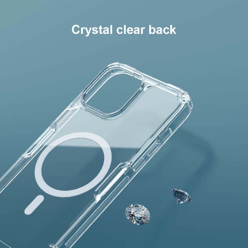 کاور گوشی اپل iPhone 15 Pro Max نیلکین مدل Nature TPU Pro Magnetic - Nillkin Nature TPU Pro Magnetic Cover For Apple iPhone 15 Pro Max