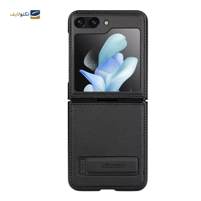 قاب گوشی سامسونگ Galaxy Z Flip5 نیلکین مدل Qin Vegan Leather Case - Nilkin Qin Vegan Leather Case Cover For Samsung Galaxy Z Flip5