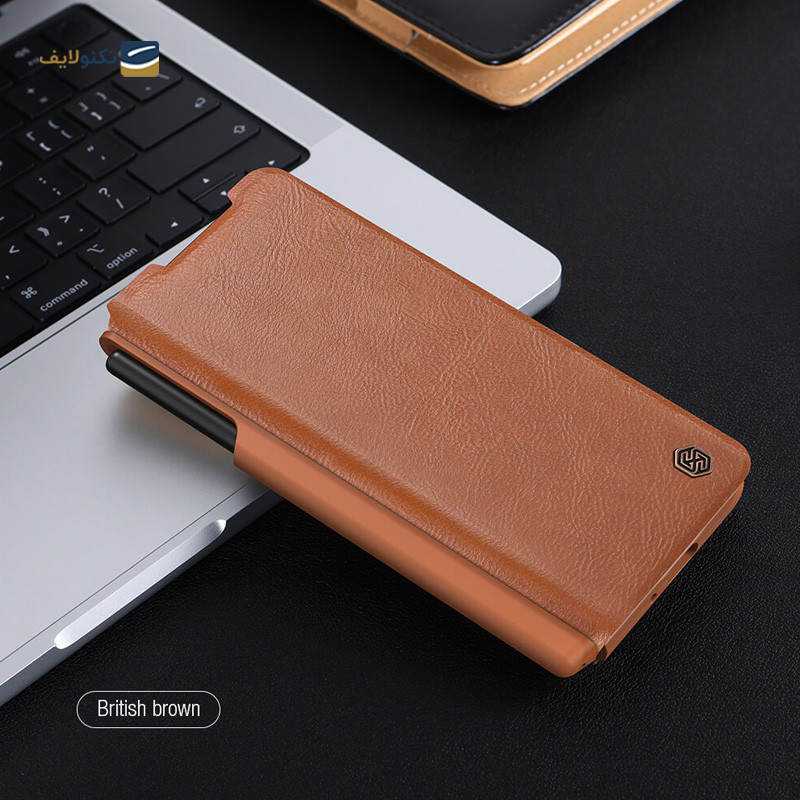 قاب گوشی سامسونگ Galaxy Z Fold 5 نیلکین مدل Qin Pro Leather - Nilkin Qin Pro Leather Cover For sumsung Galaxy Z Fold 5