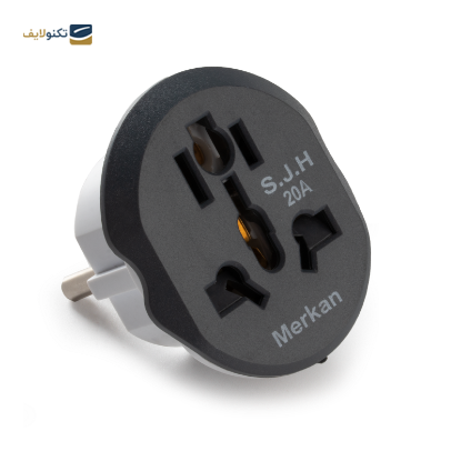 شارژر دیواری سامسونگ مدل EP-TA800 توان 25 وات به همراه تبدیل برق مرکان - Samsung EP-TA800 3 Pin Charger 25 Watt