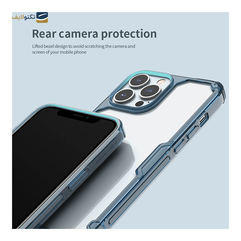 کاور گوشی اپل iPhone 13 Pro Max نیلکین مدل Nature TPU Pro  - Nillkin Nature TPU Pro Cover for iPhone 13 Pro Max
