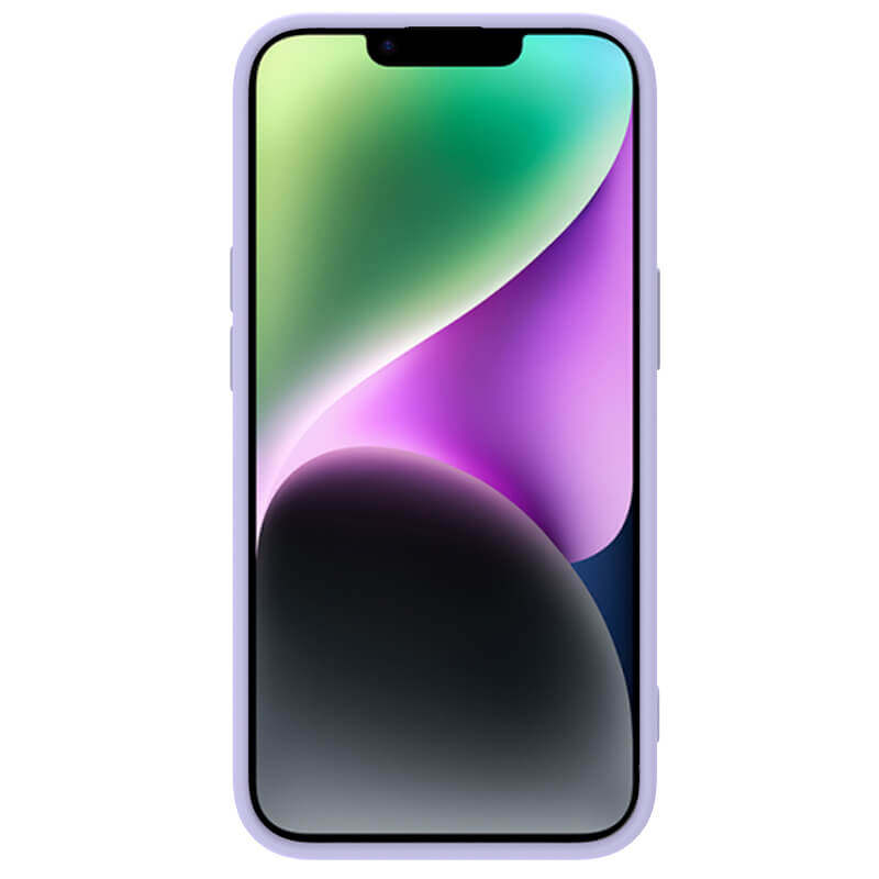 کاور گوشی اپل iPhone 14 نیلکین مدل CamShield Silky Silicone - Nillkin Camshield Silky Silicone Cover for iPhone 14