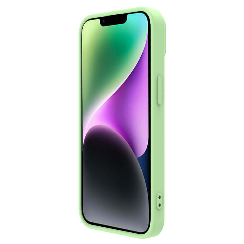 کاور گوشی اپل iPhone 14 نیلکین مدل CamShield Silky Silicone - Nillkin Camshield Silky Silicone Cover for iPhone 14