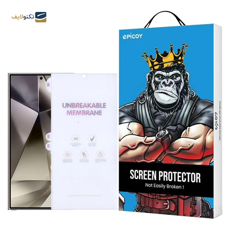 گلس مات گوشی سامسونگ Galaxy S24 Ultra اپیکوی مدل Hydrogel-Matte - Epicoy Hydrogel-Matte Screen Protector for Samsung Galaxy S24 Ultra