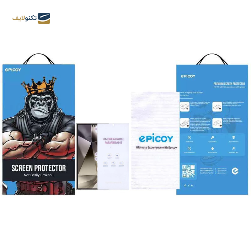 گلس مات گوشی سامسونگ Galaxy S24 Ultra اپیکوی مدل Hydrogel-Matte - Epicoy Hydrogel-Matte Screen Protector for Samsung Galaxy S24 Ultra