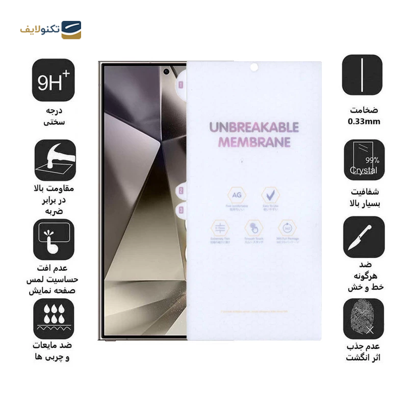 گلس مات گوشی سامسونگ Galaxy S24 Ultra اپیکوی مدل Hydrogel-Matte - Epicoy Hydrogel-Matte Screen Protector for Samsung Galaxy S24 Ultra