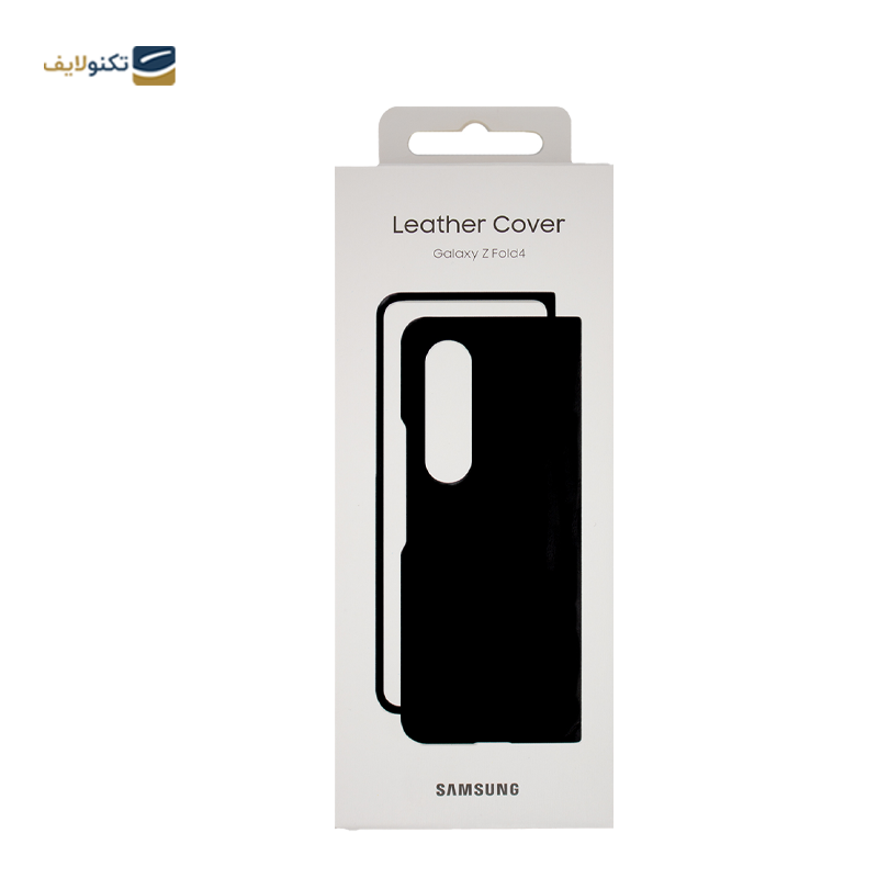 کاور گوشی سامسونگ Galaxy Z Fold 4 مدل Leather Cover - Leather Cover For Samsung Galaxy Z Fold 4