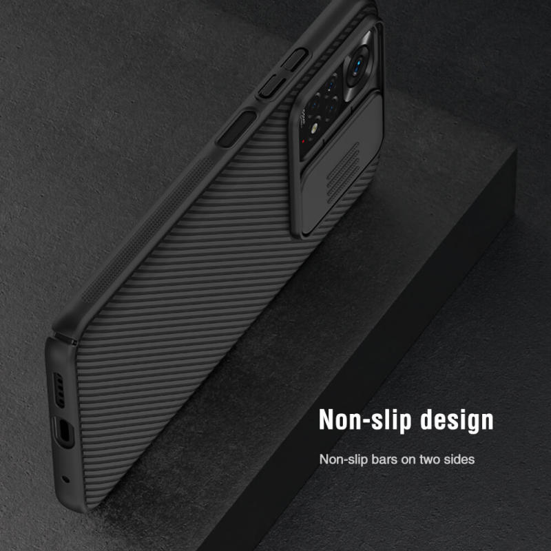 کاور گوشی شیائومی Redmi Note 11 4G Global نیلکین مدل Camshield - Nillkin Textured S Cover for Redmi Note 11 4G Global