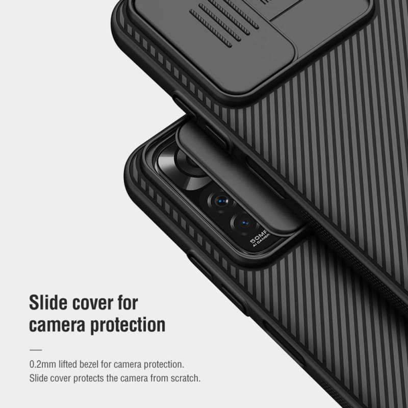 کاور گوشی شیائومی Redmi Note 11 4G Global نیلکین مدل Camshield - Nillkin Textured S Cover for Redmi Note 11 4G Global