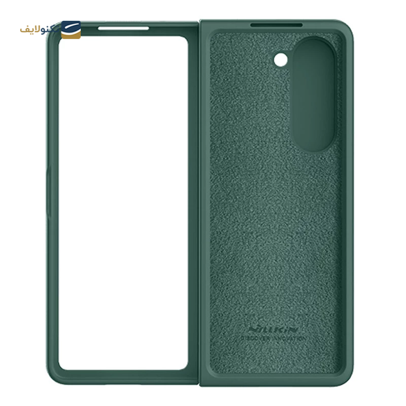 کاور گوشی سامسونگ Galaxy Z Fold 5 نیلکین مدل CamShield Silky Silicone Stand Version - Nillkin CamShield Silky Silicone Stand Version Case For Samsung Galaxy Z Fold 5