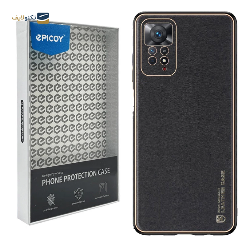 قاب گوشی شیائومی Redmi Note 11 Pro 4G - Note 12 Pro 4G اپیکوی مدل Leather Case - Epicoy Leather Case Cover For Xiaomi Redmi Note 11 Pro 4G - Note 12 Pro 4G