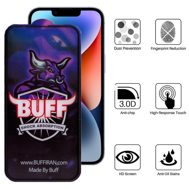 گلس گوشی اپل iPhone 14 Plus بوف مدل AirBag-Pro-G - Buff AirBag-Pro-G iPhone 14 Plus Screen Protector