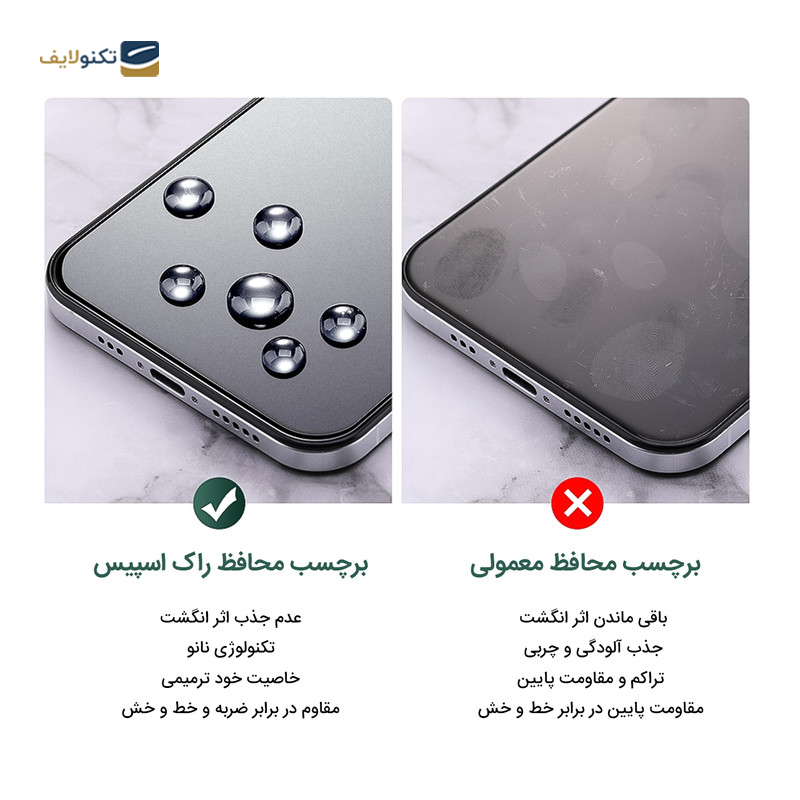 گلس مات گوشی ویوو iQOO Z6 راک اسپیس مدل MTT - Rock Space MTT Screen Protector for Vivo iQOO Z6