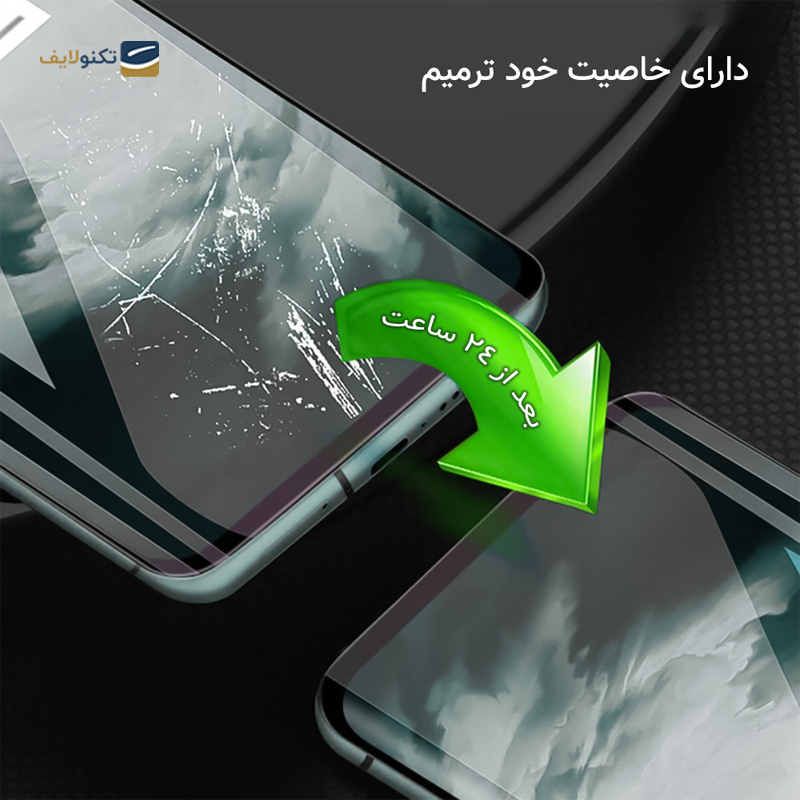 گلس گوشی ریلمی 11Pro Plus راک اسپیس مدل Hygel - Rock Space Hygel Screen Protector for Realme 11 Pro Plus