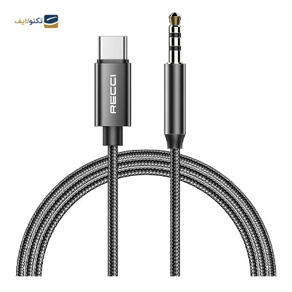 کابل تایپ سی به AUX رسی مدل RHO3 طول 1 متر - Recci RHO3 USB-C to AUX Cable 1m